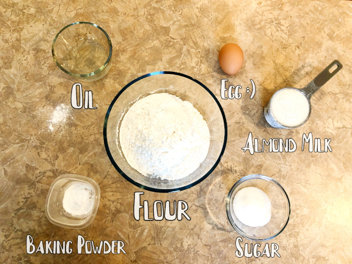 almond milk pancake ingredients